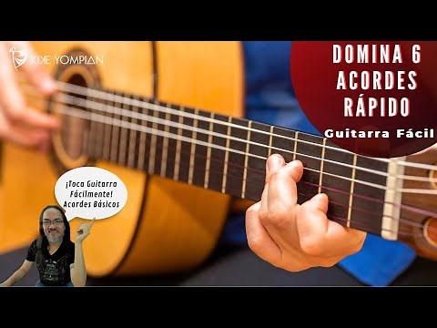 Guitar Tutorial for Beginners: 6 Basic Chords in One Video