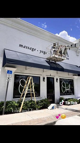 Our sign is up and we are so excited that now everyone can see us when they drive by and find us easier! The spa has been open for about a month and everything is coming together. We can’t wait to invite everyone to our grand opening party in the fall. The Opal Spa at Pelican Landing Bonita Springs is the best new spa in all of swfl. Please like and follow to help our small business grow!