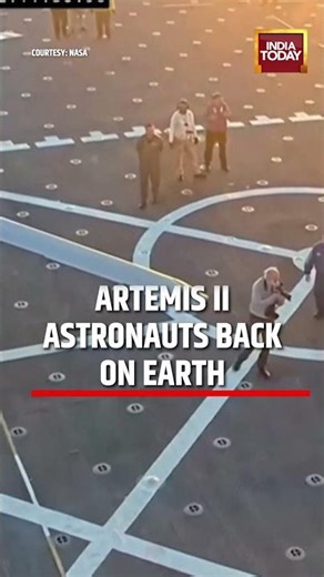 NASA Artemis II Astronauts Back on Earth After Historic Deep Space Mission #nasa #artemisii
