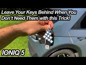An Ioniq 5 Trick for Leaving Your Keys Behind! | I Never Knew This Would Work