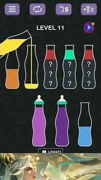 Water Sort Guru Level 11 Answer