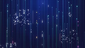 Blue digital background with lines