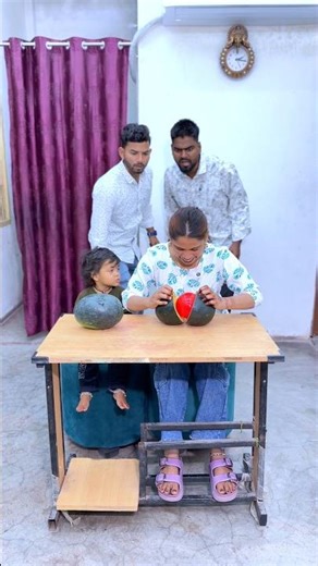 Devanshi ke watermelon me kya nikala 😲❤️ #shorts #ytshorts #trending ￼#viralvideo #viralvideo