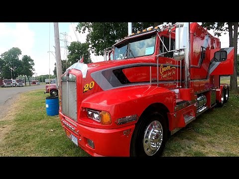 1989 Kenworth T600 With Super Sleeper At The Ohio Vintage Truck Reunion 2024