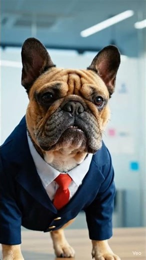 When HR is a Dog 🤣 #aivideo #funnyai #dogvideos