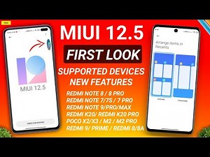 😍 MIUI 12.5 BIG NEW UPDATE FEATURES AND SUPPORTED DEVICES 😍| MIUI 12 NEW UPDATE ROLLOUT | MIUI 12