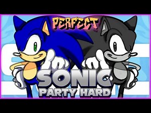 SONIC PARTY HARD (Insanely Cool Sonic DDR Clone Mock-up!) - FNF Mod - Perfect Combo Showcase [HARD]