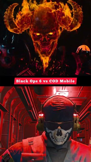Black Ops 6 vs COD Mobile ✈️ Plane Intro Comparison | Calamity Brutus 😈 vs Ghost Taskforce 💀