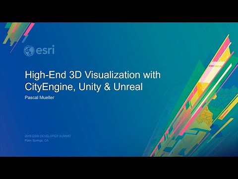 High-End 3D Visualization with CityEngine, Unity and Unreal