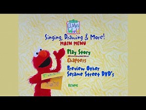 Elmo’s World SINGING, DRAWING AND MORE DVD Menu Walkthrough.