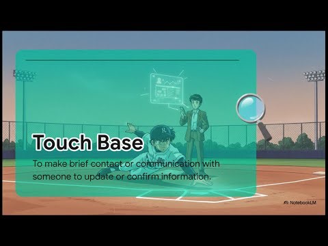 086 - Touch Base | 365 English Idioms You’ll Actually Use