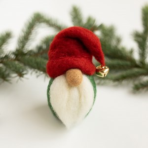 Christmas Gnome Mini Needle Felting Kit - Beginner Holiday Craft Kit - Video Instructions - DIY Gift - Sculpting With Wool - Etsy