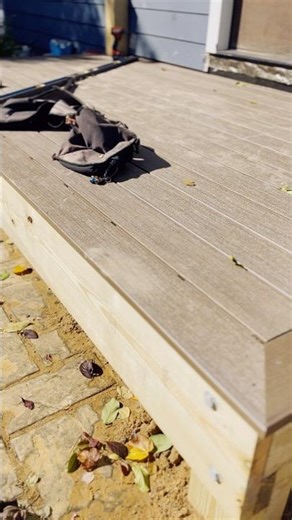 Beginning of a stunning Timbertech and Versatex Front Porch Build! - Vienna, VA #frontporch