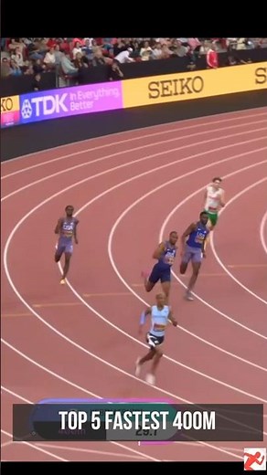 Top 5 Fastest 400m Men in History