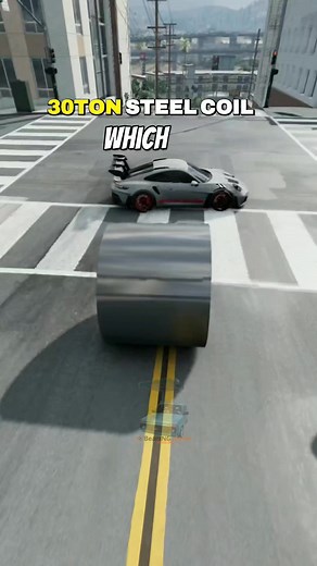 5.7K views · 38 reactions | Which Country’s Car Can Stop This 30-Ton Steel Coil?  Ultimate Crash Test: 30-Ton Steel Coil vs. Cars from 8 Countries!  Which country makes the strongest cars? We put vehicles from Germany, England, Russia, Japan, France, Italy, the United States, and Brazil to the ultimate test in BeamNG.drive. | Crash Cllif | Facebook