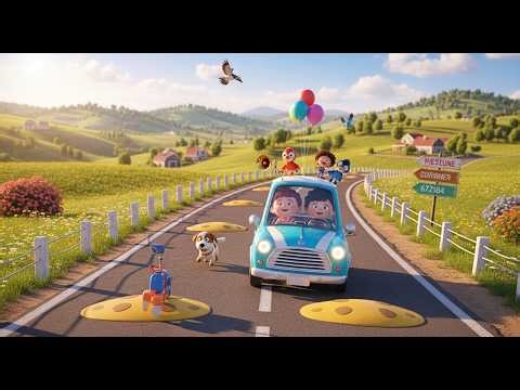 Ding Ding! It's a Bumpy Ride | Fun Vehicle Rhyme for Kids | Nursery Rhymes & Songs