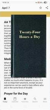 April 7th Recovery Reading📓#recovery #helpingothers #dailyreading #alcoholfree #24hoursaday #ytshort