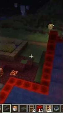Minecraft gameplay lava backet