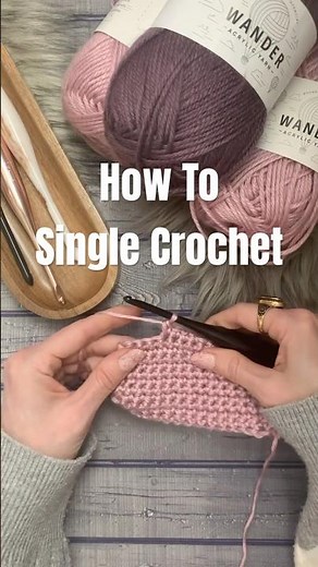 How To Single Crochet | Beginner Series #singlecrochet #beginnercrochet
