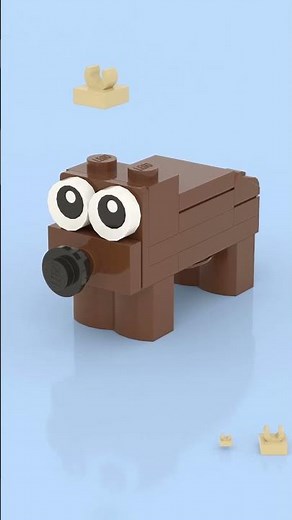 LEGO Tiny Reindeer 🦌💡 Mini Animal Build That Will Blow Your Mind! 🧱✨ #lego