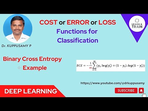 14 Binary Cross Entropy - Numerical Example