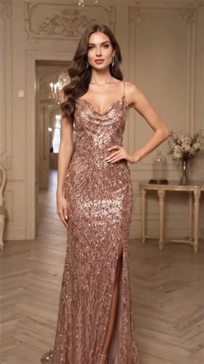 ✨ Top Luxury Sequin Evening Gown Designs for Women 2026 | Glam Party Wear Collection