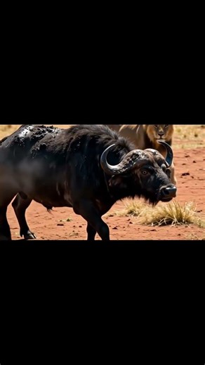 Cape town buffalo vs lion #youtubeshorts #animals #naturedocumentary #amazinganimals #wildlife