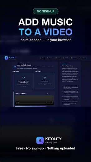 Add music to any video — free, no watermark #Shorts