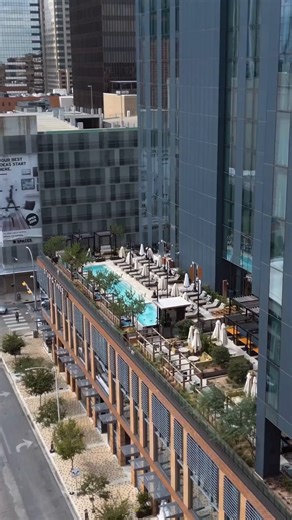 Dive into Austin's laid-back energy from the elevated pool retreat at Thompson Austin. 🎥 @iambroden | Thompson Hotels
