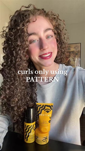 trying @PATTERN Beauty curly hair products! and shoutout @Curls Monthly for the products 🫶 #curlyhair #curls #curlyhairroutine #curlyhairproducts