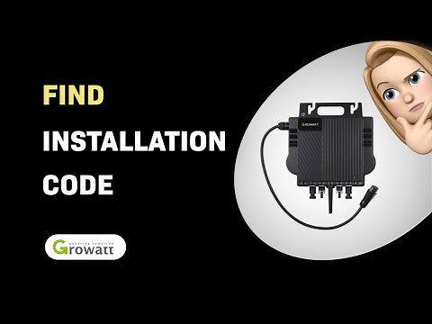 Wie finde ich den Installationscode für den Growatt NEO 800M-X-Ladegerät?