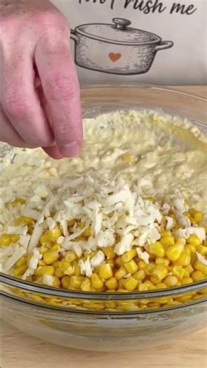 Vintage Cornbread Casserole #shorts #cornbread #cooking