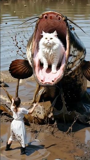 Giant Catfish Leaps Out of Mud — You Won’t Believe What’s Inside! 😱🐟