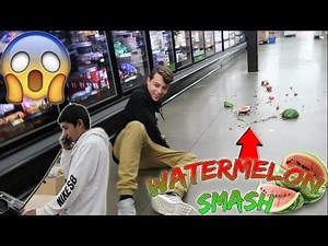 DOING YOUR DARES IN WALMART 6 (WATERMELON SMASH!)