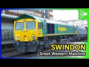 Trains at Swindon 28/11/2024