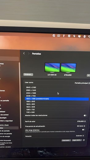 Configuración de Pantalla y Escala en Windows 11 vs MacOS