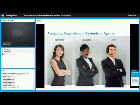 Cisco UCCE Precision Routing Webinar