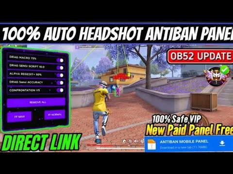 Free Fire Panel Mobile 🔥 FF Antiban Panel OB52 | Free Fire Hack New 😈 FF Injector 2026 | FF Panel