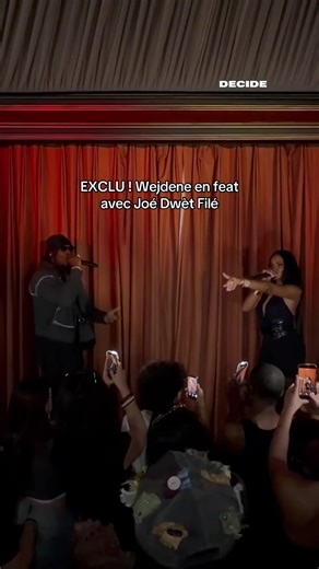 Wejdene feat Joé Dwèt Filé Live Performance