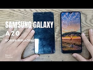 Samsung Galaxy A20 Screen Replacement | How to replace A20 broken screen