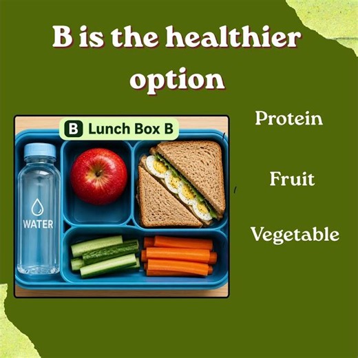 Healthy School Lunch Box Ideas | Can You Pick the Healthier Lunch? 🎒🥪