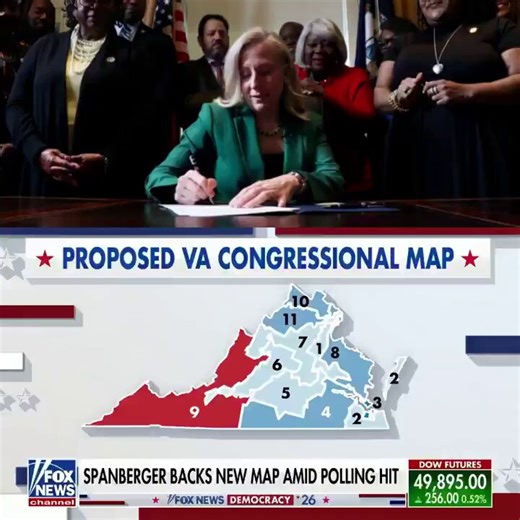 🚨 JUST IN: A Virginia Circuit Judge just BLOCKED Democrats' 10D-1R Congressional map after last night's election, pending appeal — @KenCuccinelli TIME TO FIGHT! 🔥Democrats will obviously IMMEDIATELY appeal this, and it will likely make its way up to the VA Supreme CourtStrike this map DOWN in the courts!