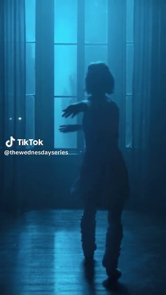 This scene of Enid Dancing 💯 #wednesdaynetflix #eniddancing #wednesday #jennaortega #season2