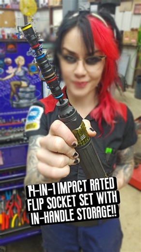 Faye Hadley on Instagram: "Continuing my stocking stuffer tool idea mini-series! Check out this @klein_tools 14-in-1 Impact Rated Flip Socket Set (part # 32914HD because I know some of you are going to ask!) This compact, organized little socket set is perfect to toss in a tool bag for your next trip to the salvage yard, or perfect for the job site! And I LOVE ratcheting screwdrivers! The one I'm showing here is the Impact Rated 11-in-1 that includes Phillips, Slotted, Square and Torx bits!! (Pa