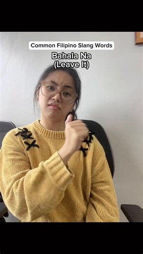 Common Filipino Slang Words in Filipino Sign Language: Bahala Na (Leave It) #filipinosignlanguage #fsl #signwithme #learnwithme #deaftiktok