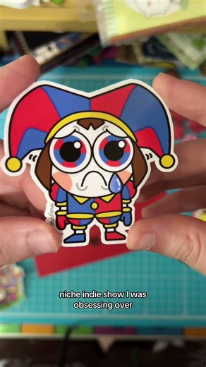 Making my own TADC stickers! 🎪#art #tadc