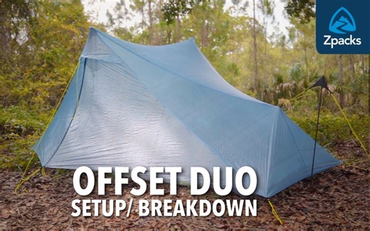 Zpacks新帐篷Offset Duo搭建和收纳