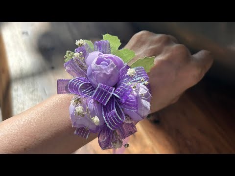 Purple Corsage Ribbon | DIY