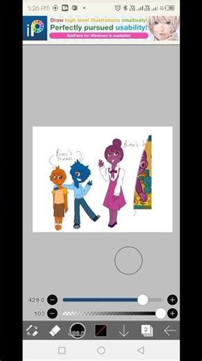 Bimoo Characters but with real art part 2 #noaiart #antiai #ibispaintx #digitalart #art