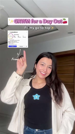 GRWM✨Cute crop Top🎀 #shortsviral #viral #fyp #ootd